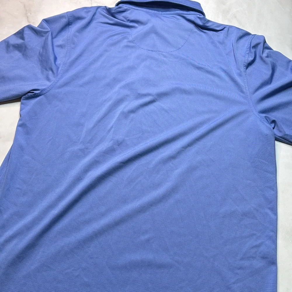 Straight Down Striped Golf Polo Whistling Straights
